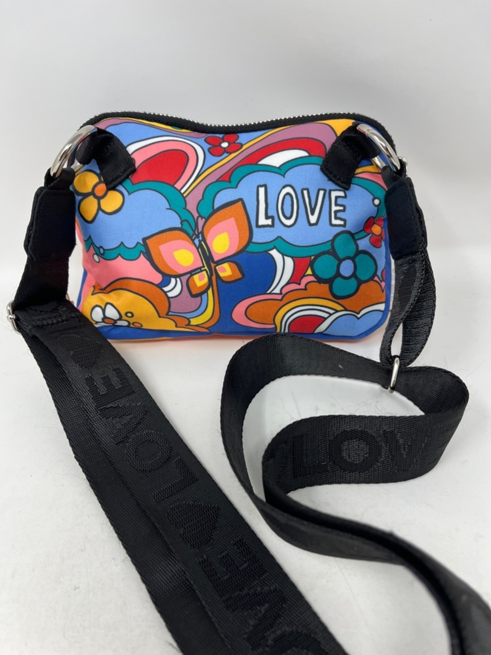 BRIGHTON POWER OF LOVE CROSSBODY BELT BAG COLORFUL ARTISTS COLLAB GRAPHIC - Picture 6 of 16